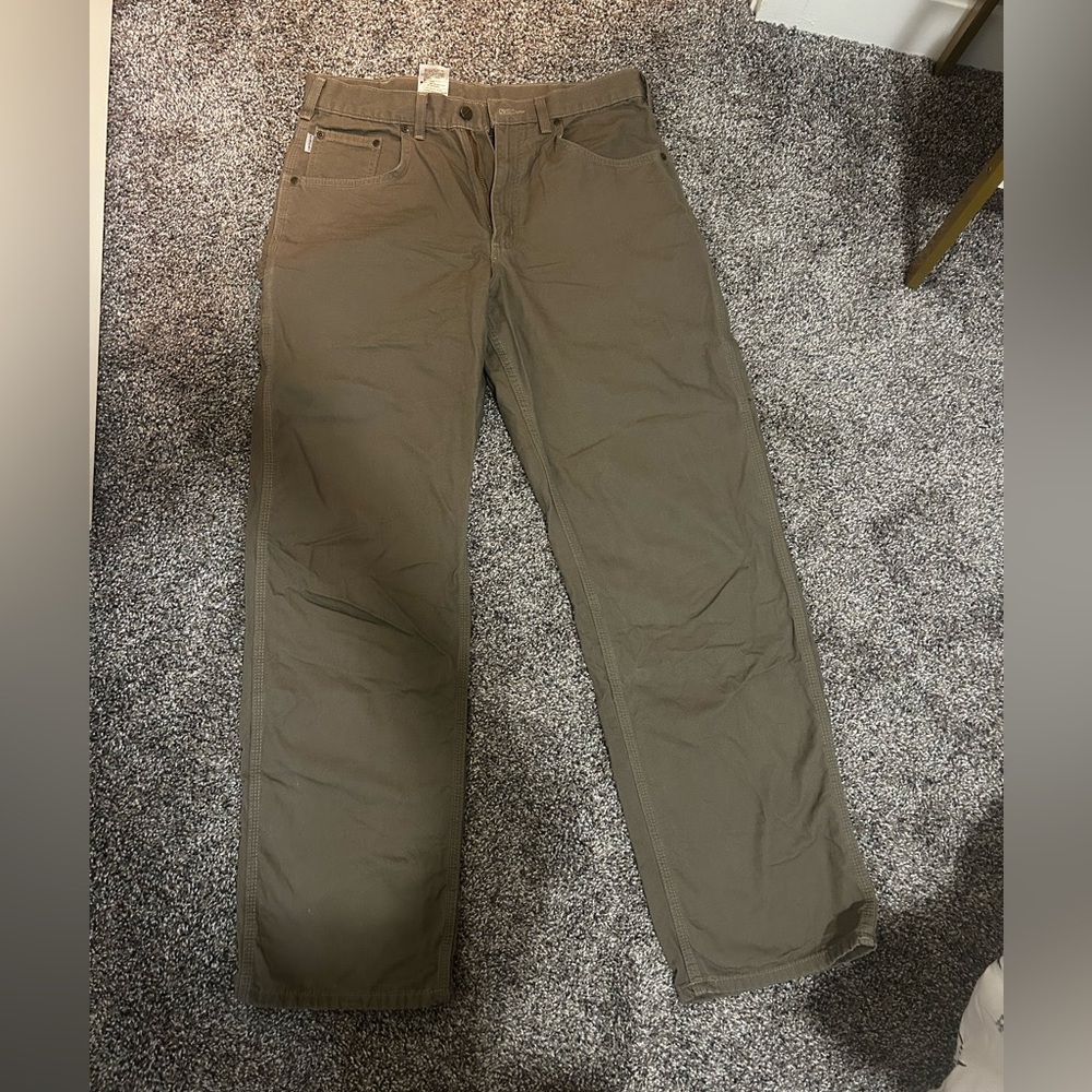 Men’s Carhartt Tan Loose Fit Pants